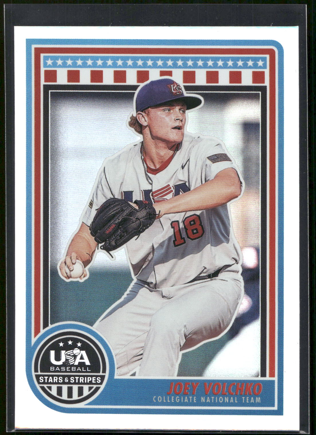 2025 Panini Stars & Stripes USA Baseball #20 Joey Volchko