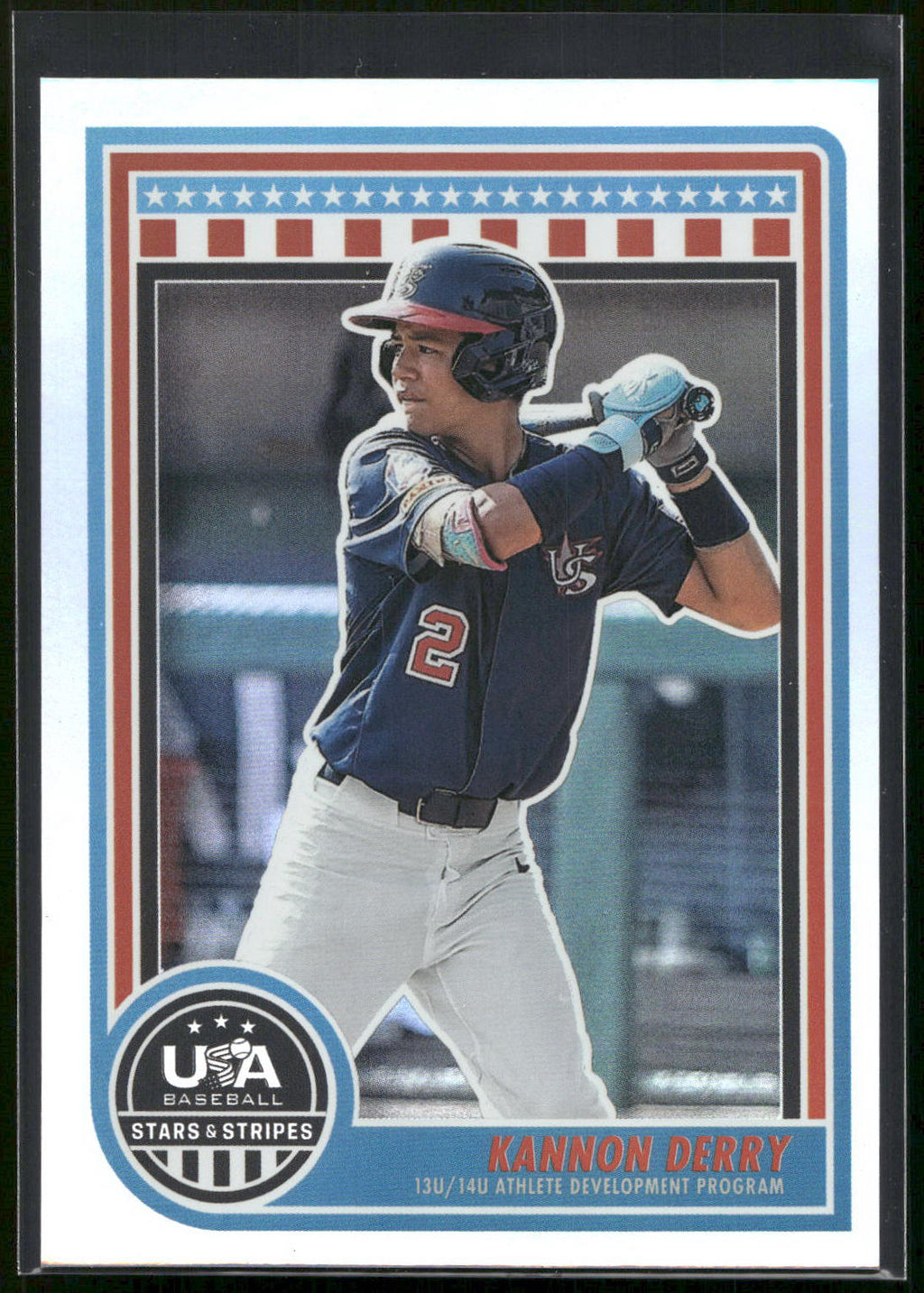2025 Panini Stars & Stripes USA Baseball #133 Kannon Derry