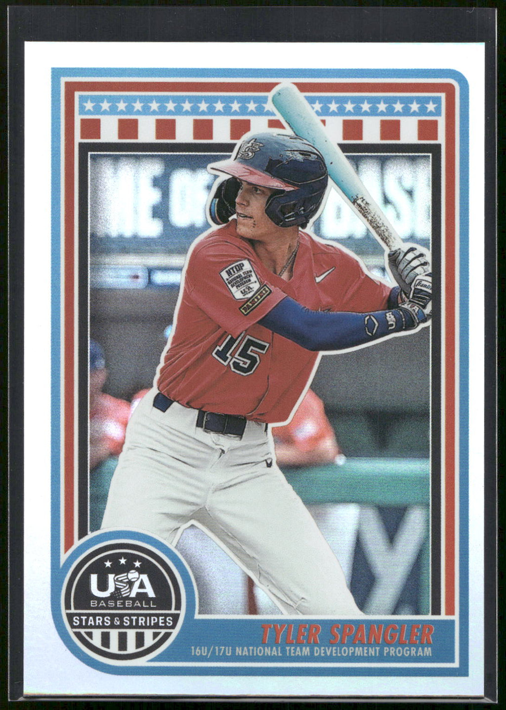 2025 Panini Stars & Stripes USA Baseball #191 Tyler Spangler