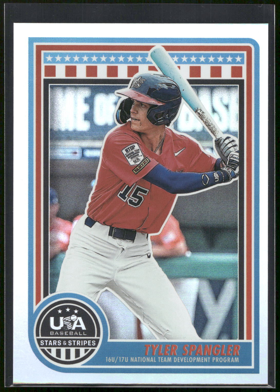 2025 Panini Stars & Stripes USA Baseball #191 Tyler Spangler