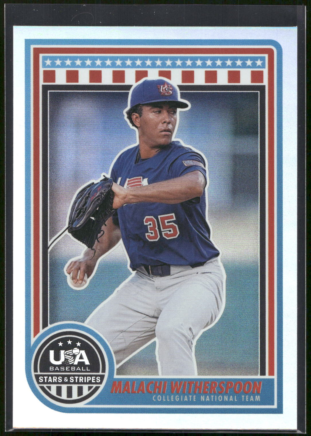 2025 Panini Stars & Stripes USA Baseball #13 Malachi Witherspoon