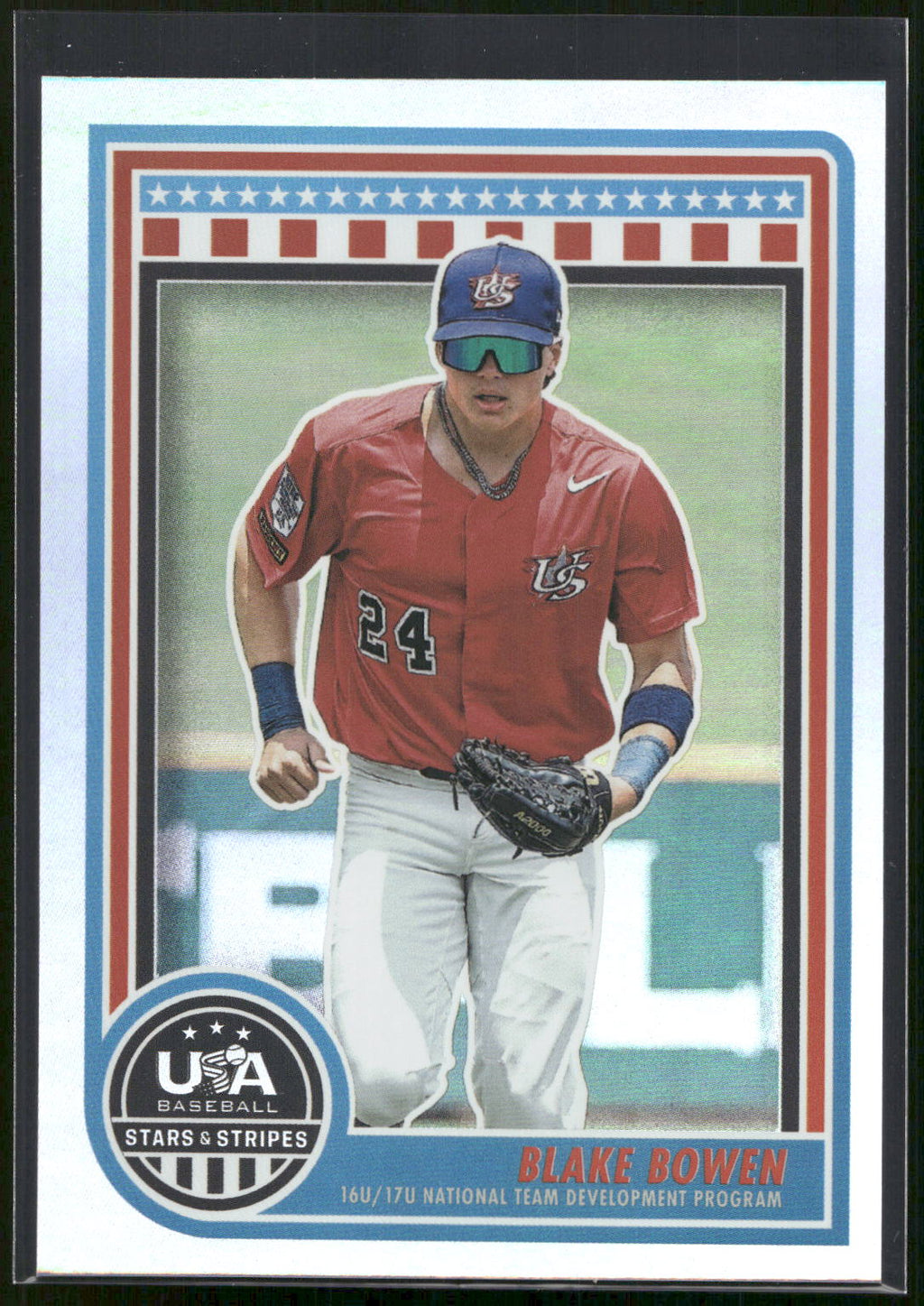 2025 Panini Stars & Stripes USA Baseball #190 Blake Bowen
