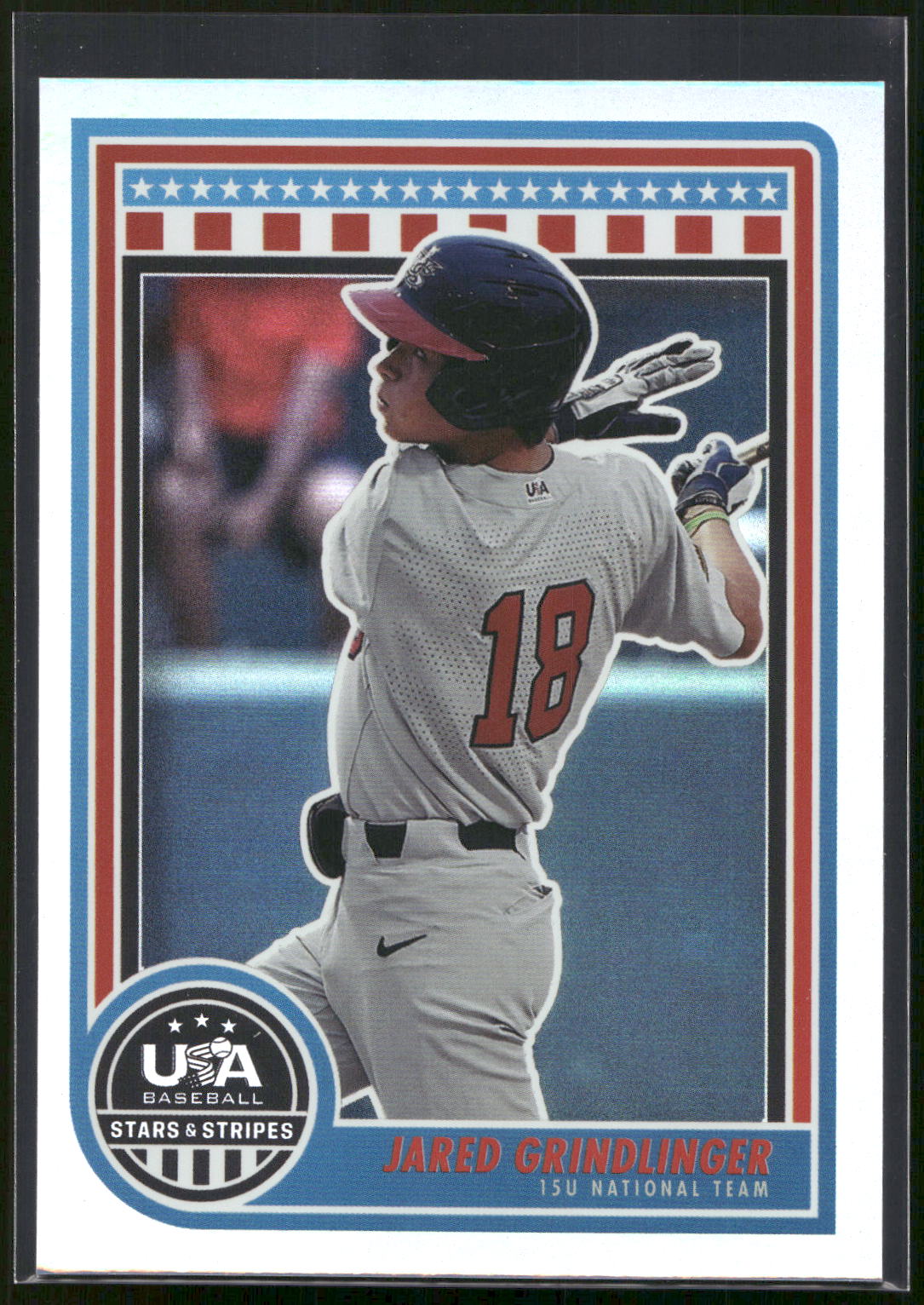 2025 Panini Stars & Stripes USA Baseball #2 Jared Grindlinger