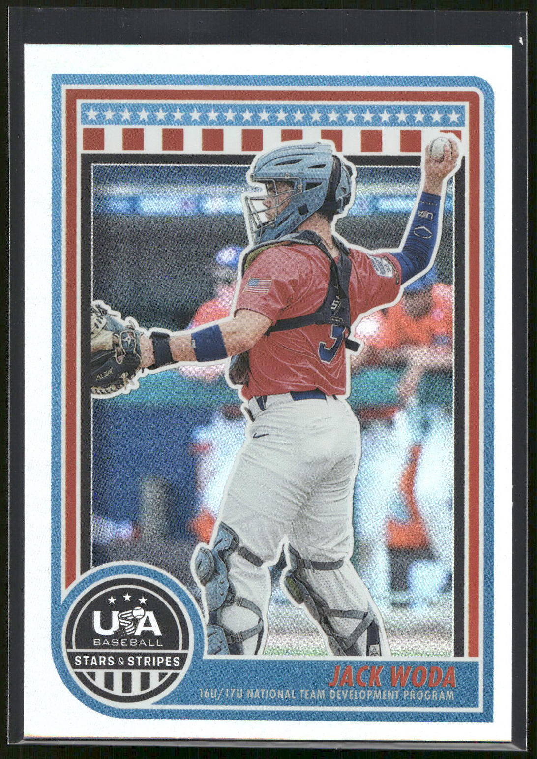 2025 Panini Stars & Stripes USA Baseball #116 Jack Woda