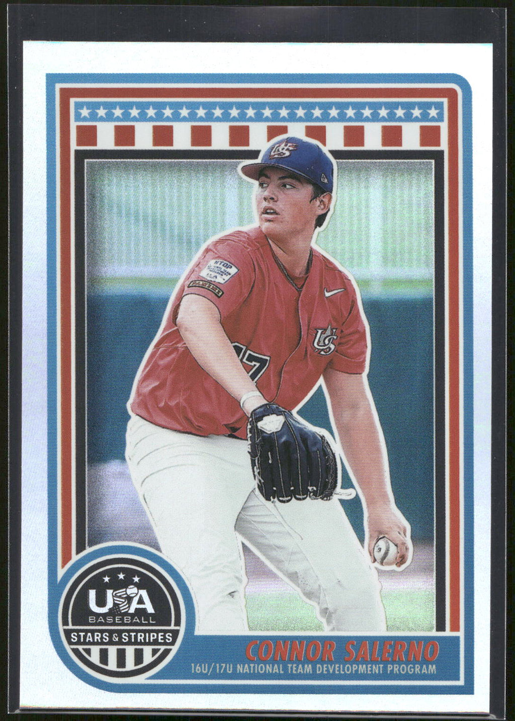 2025 Panini Stars & Stripes USA Baseball #198 Connor Salerno
