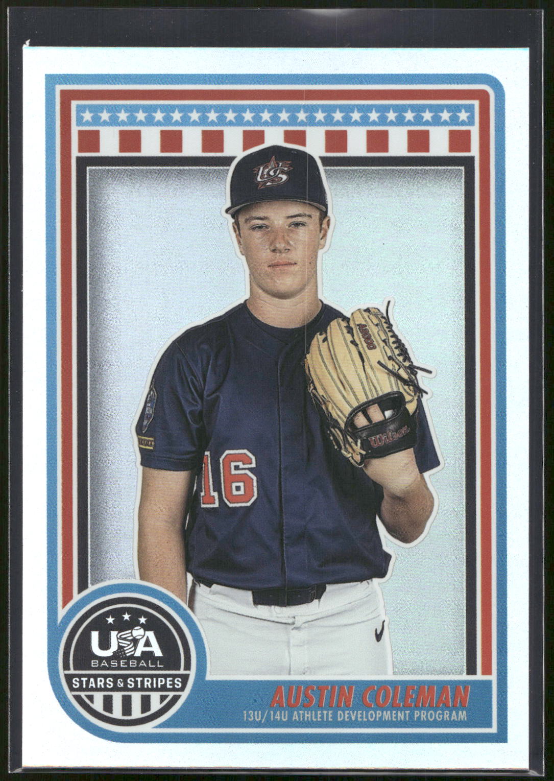 2025 Panini Stars & Stripes USA Baseball #165 Austin Coleman