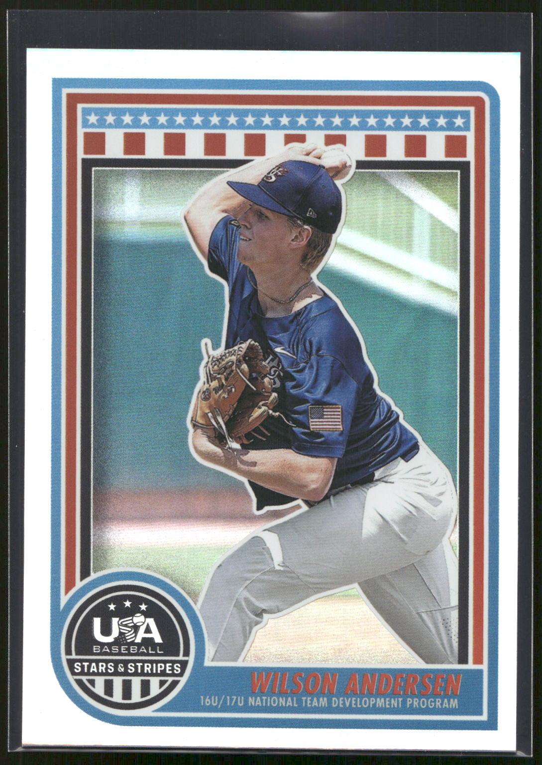 2025 Panini Stars & Stripes USA Baseball #199 Wilson Andersen