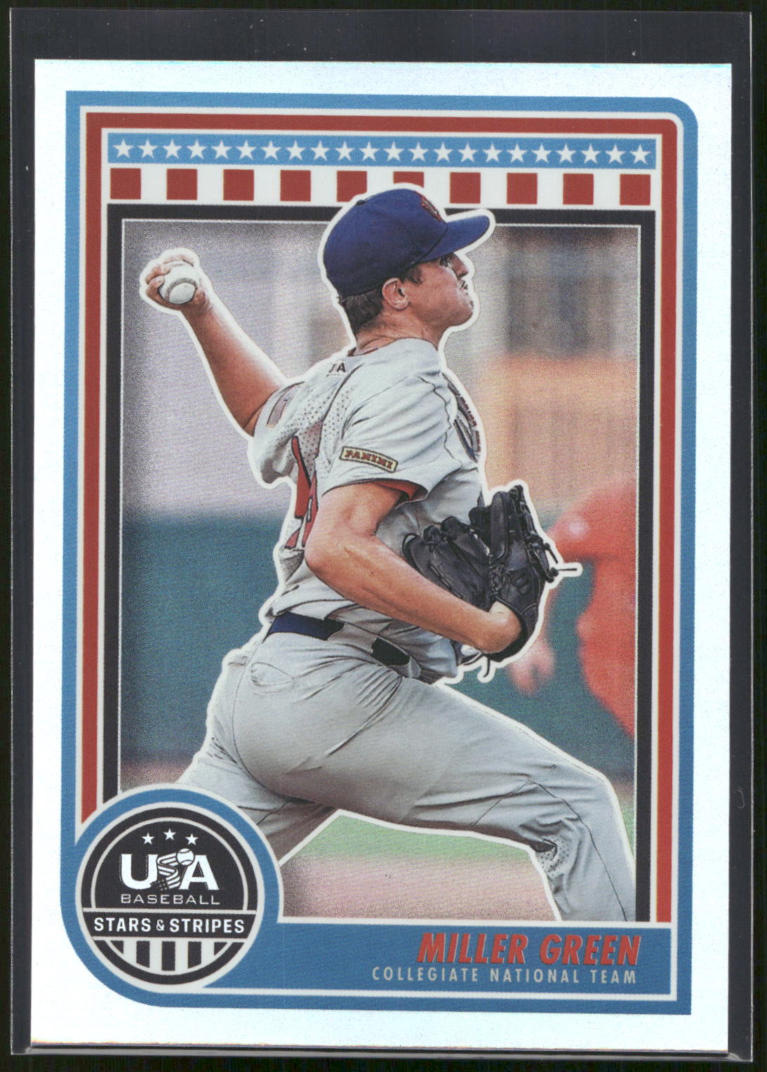 2025 Panini Stars & Stripes USA Baseball #88 Miller Green