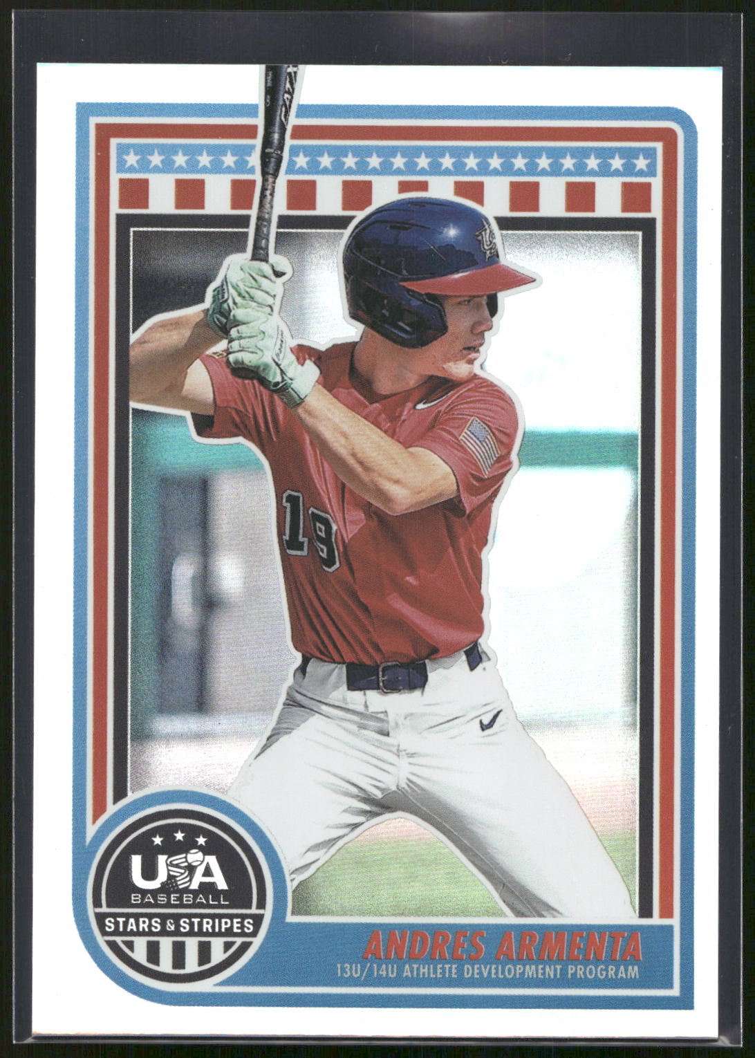 2025 Panini Stars & Stripes USA Baseball #158 Andres Armenta