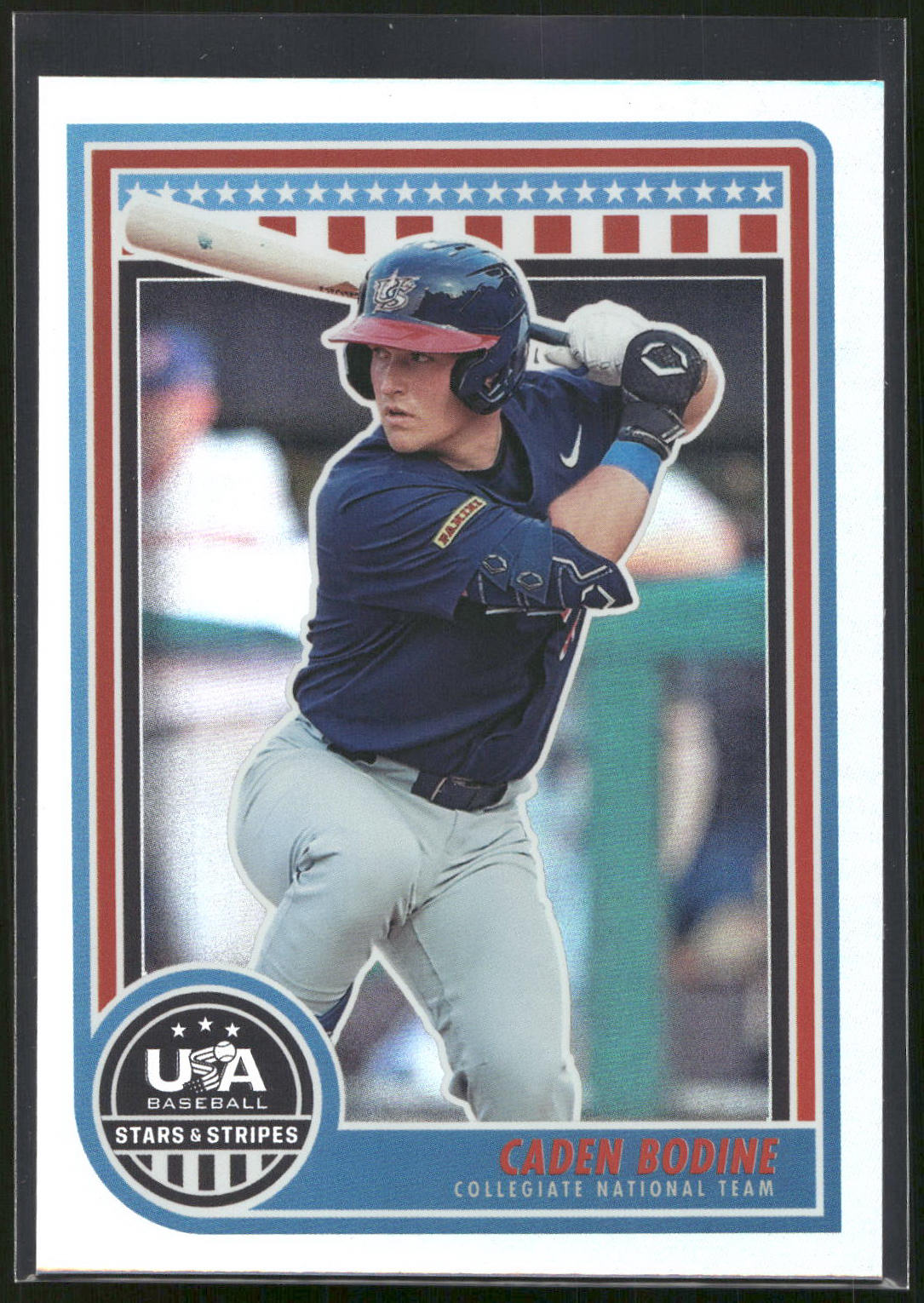 2025 Panini Stars & Stripes USA Baseball #21 Caden Bodine