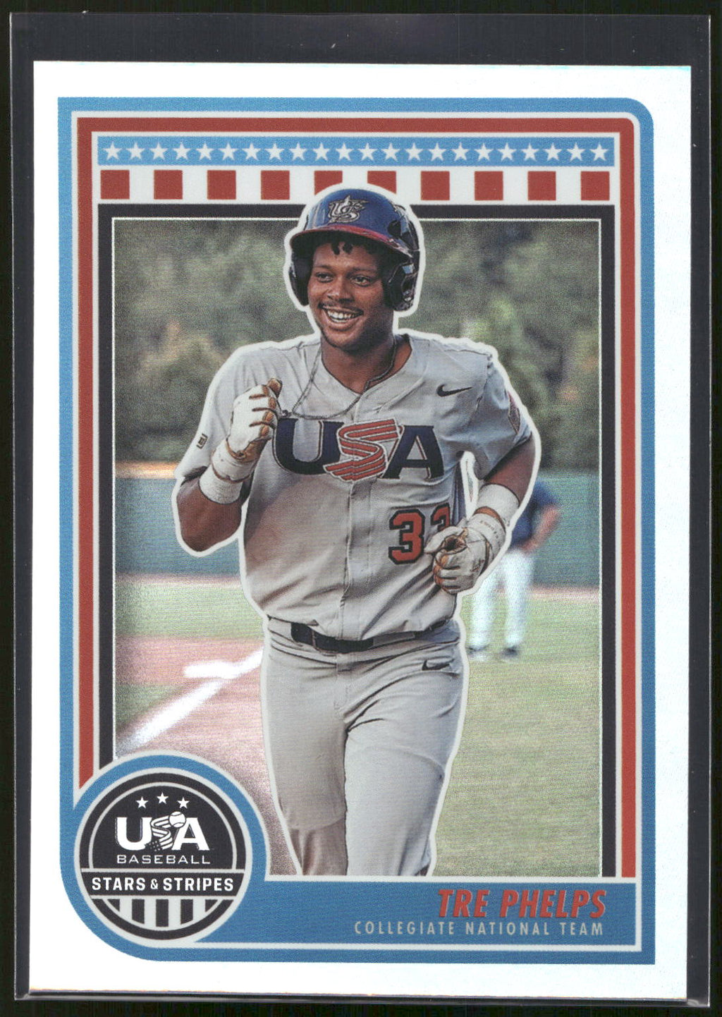 2025 Panini Stars & Stripes USA Baseball #79 Tre Phelps