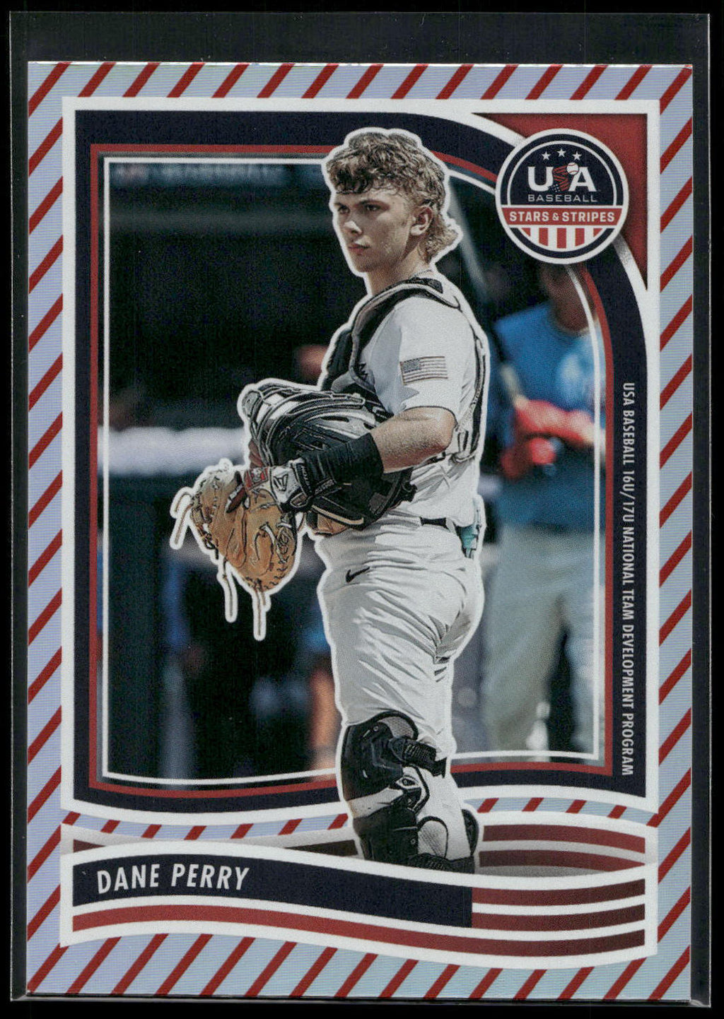 2024 Panini Stars & Stripes USA Baseball #145 Dane Perry Stripes