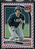 2024 Panini Stars & Stripes USA Baseball #103 Ethan Anderson Stripes