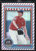 2025 Panini Stars & Stripes USA Baseball #198 Connor Salerno Stripes