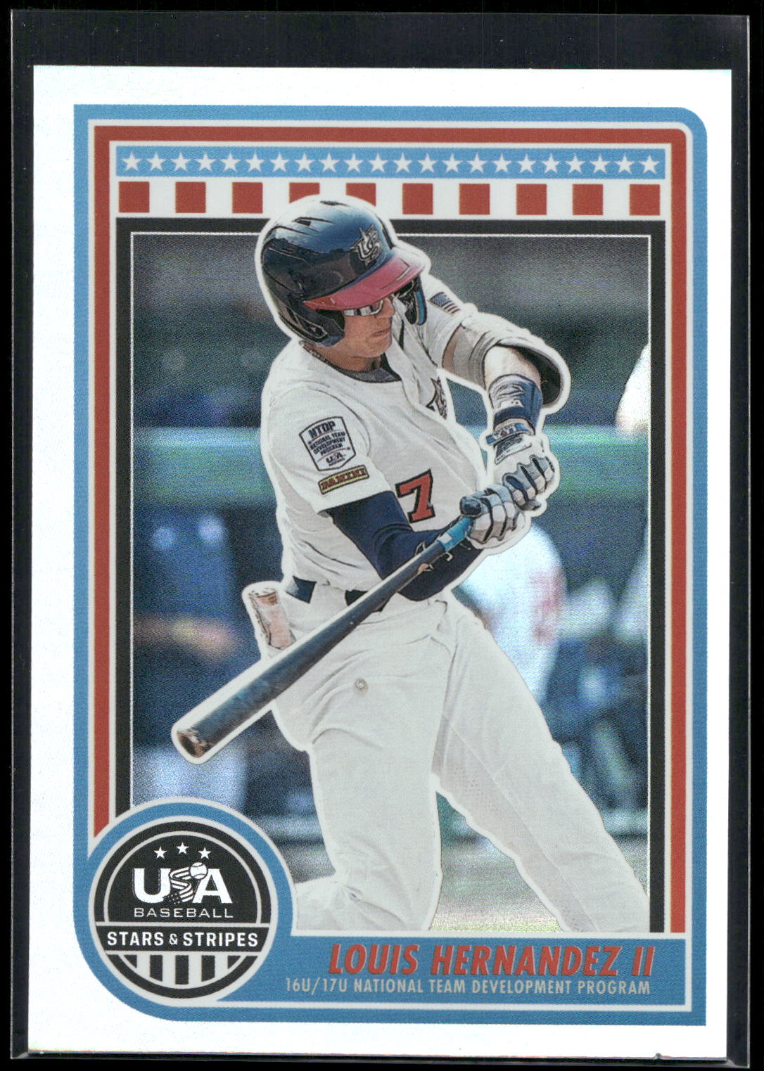 2025 Panini Stars & Stripes USA Baseball #126 Louis Hernandez II