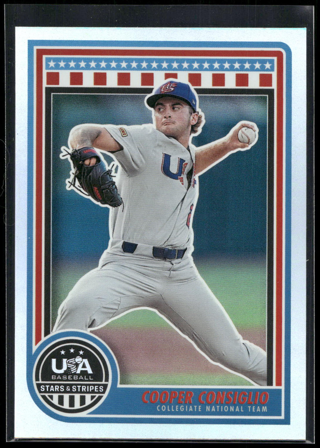 2025 Panini Stars & Stripes USA Baseball #30 Cooper Consiglio