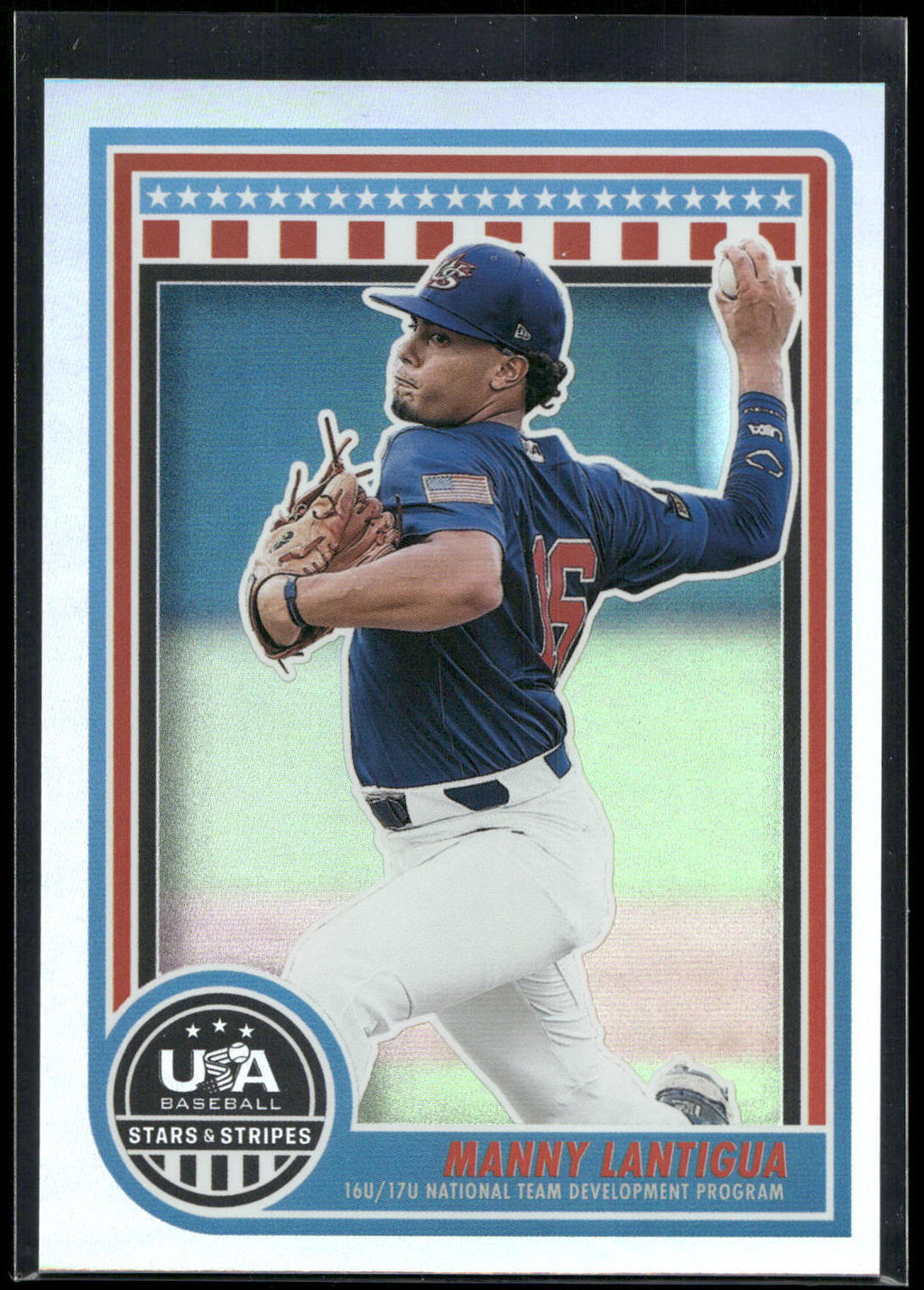 2025 Panini Stars & Stripes USA Baseball #108 Manny Lantigua