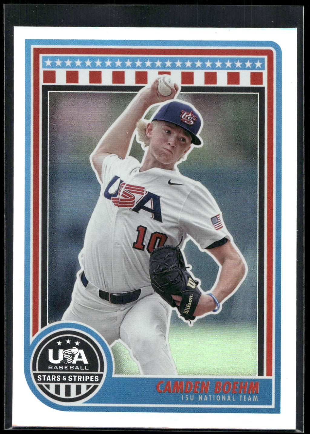 2025 Panini Stars & Stripes USA Baseball #36 Camden Boehm