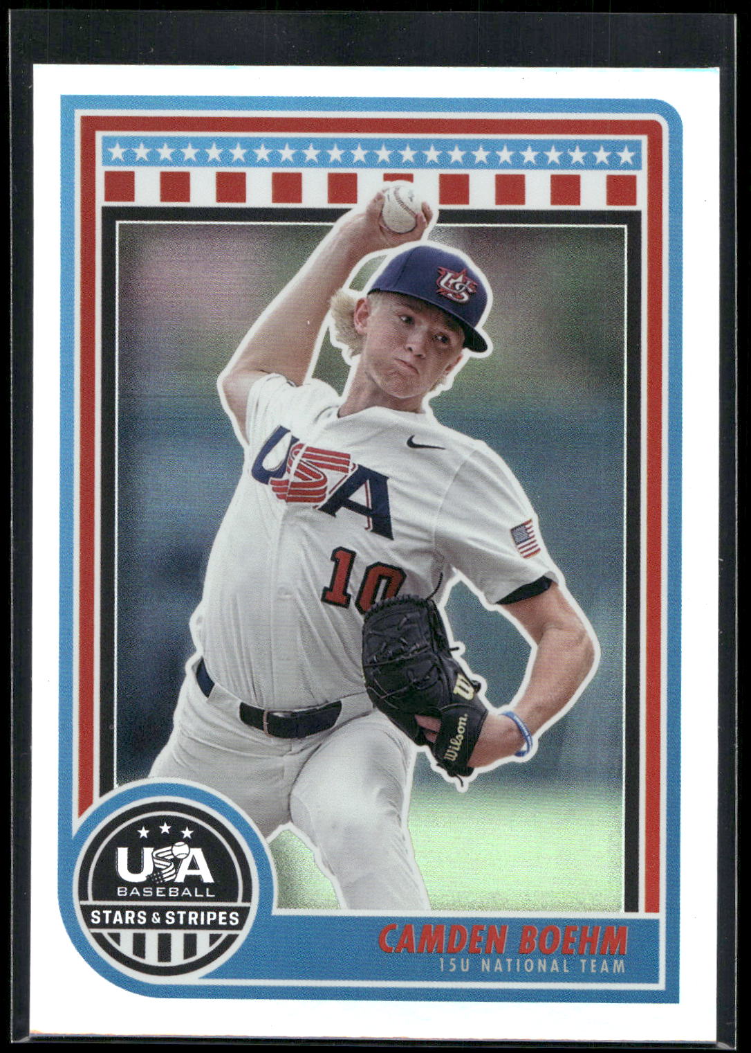 2025 Panini Stars & Stripes USA Baseball #36 Camden Boehm