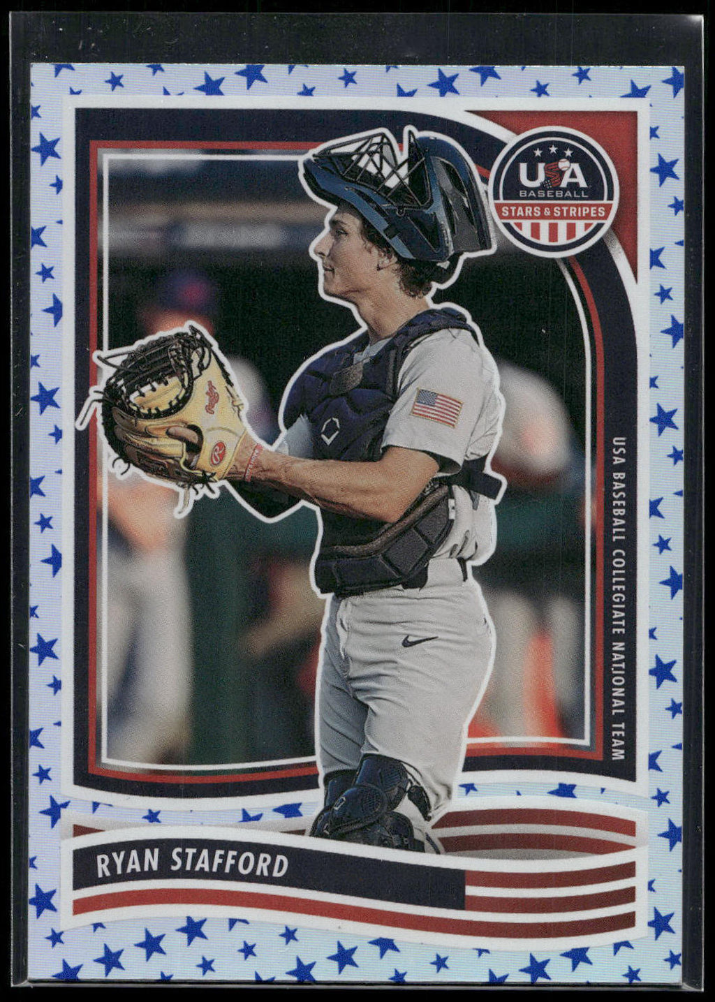 2024 Panini Stars & Stripes USA Baseball #28 Ryan Stafford Stars