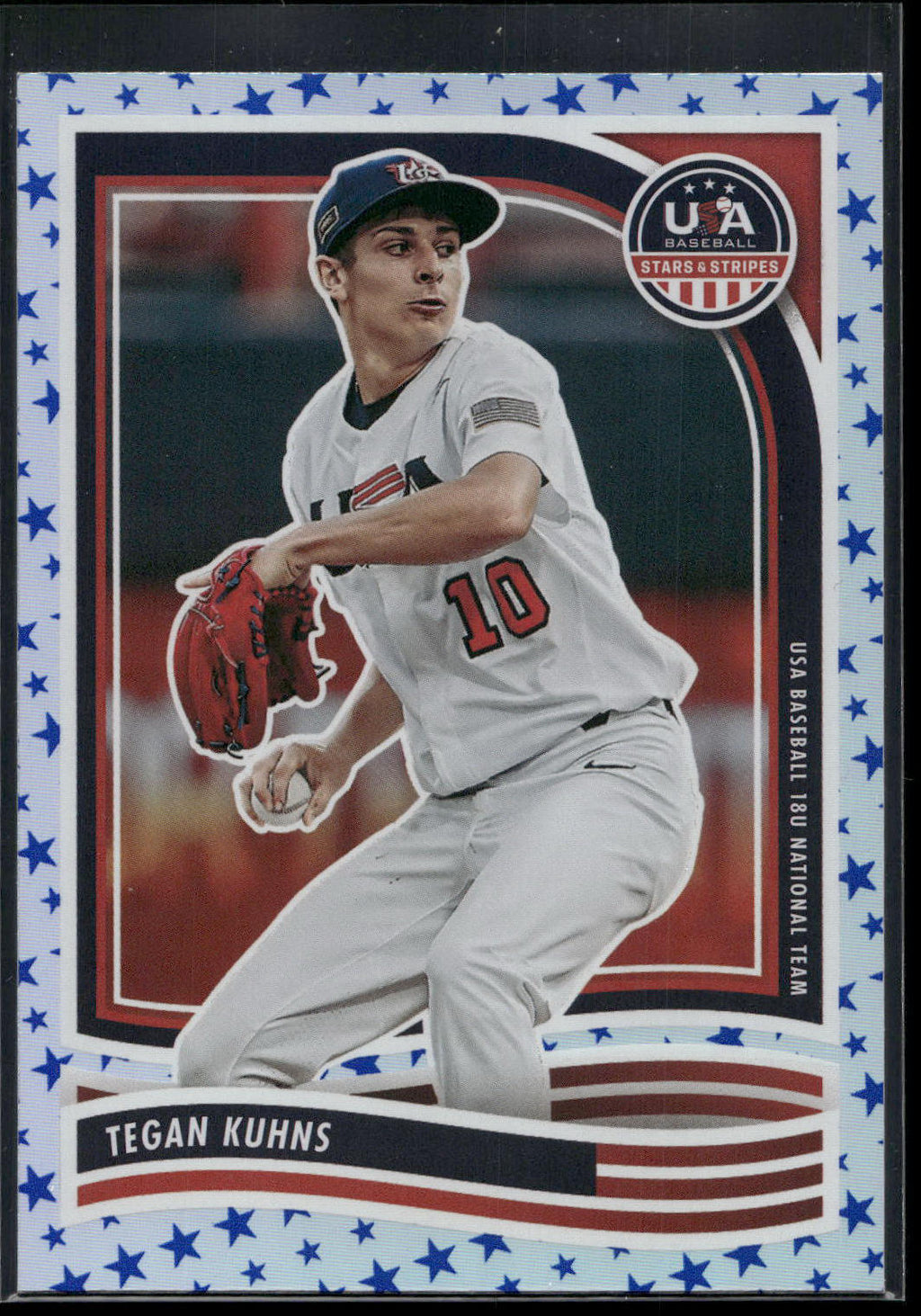 2024 Panini Stars & Stripes USA Baseball #71 Tegan Kuhns Stars