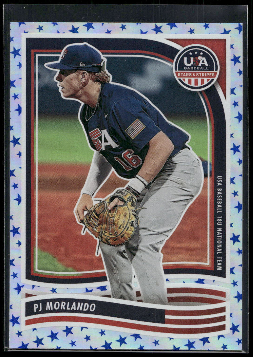 2024 Panini Stars & Stripes USA Baseball #85 PJ Morlando Stars