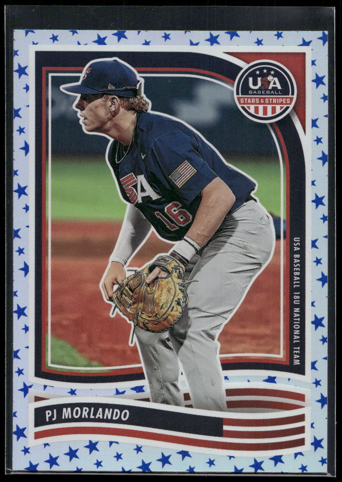 2024 Panini Stars & Stripes USA Baseball #85 PJ Morlando Stars