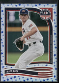 2024 Panini Stars & Stripes USA Baseball #14 Matt Ager Stars
