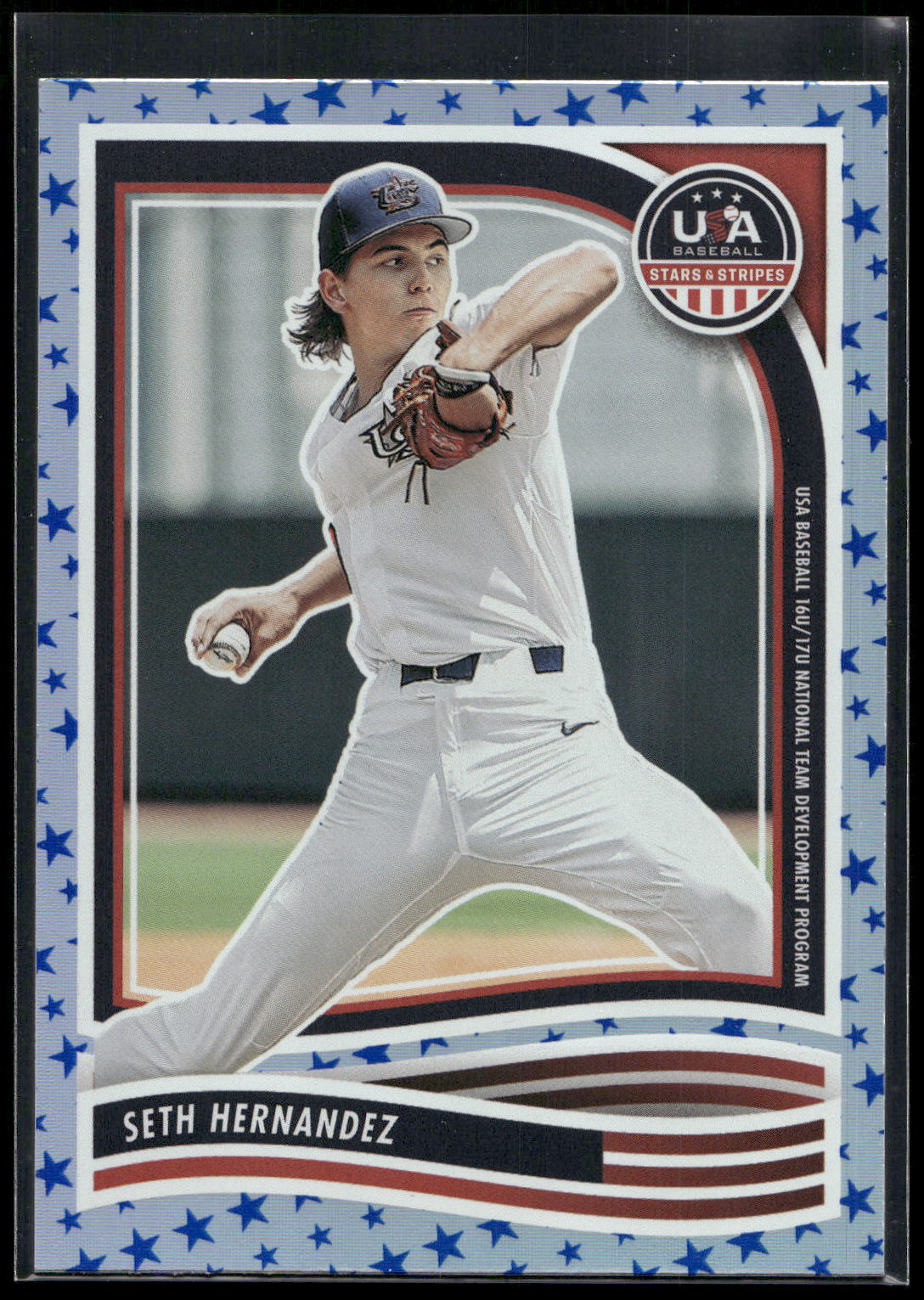2024 Panini Stars & Stripes USA Baseball #170 Seth Hernandez Stars