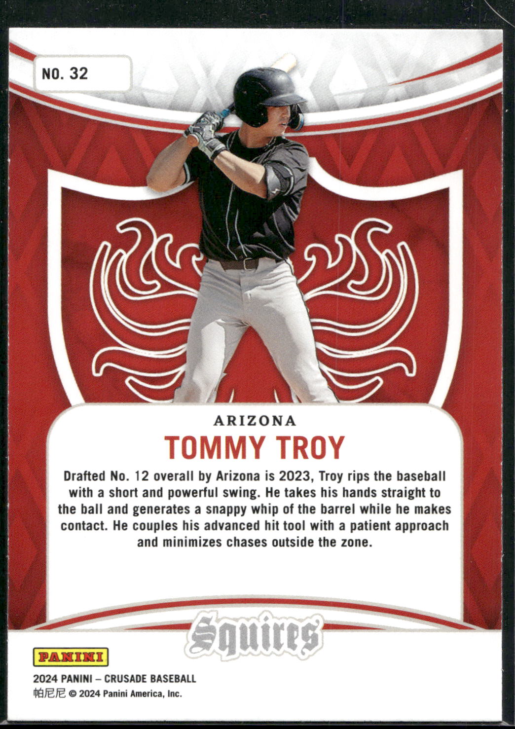2024 Panini Crusade #32 Tommy Troy Squires