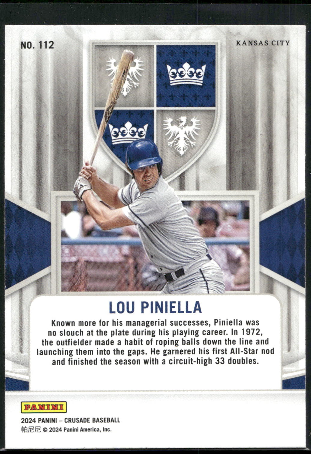 2024 Panini Crusade #112 Lou Piniella