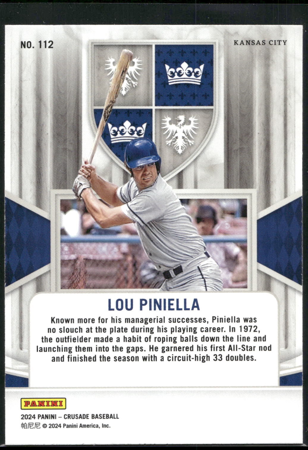 2024 Panini Crusade #112 Lou Piniella
