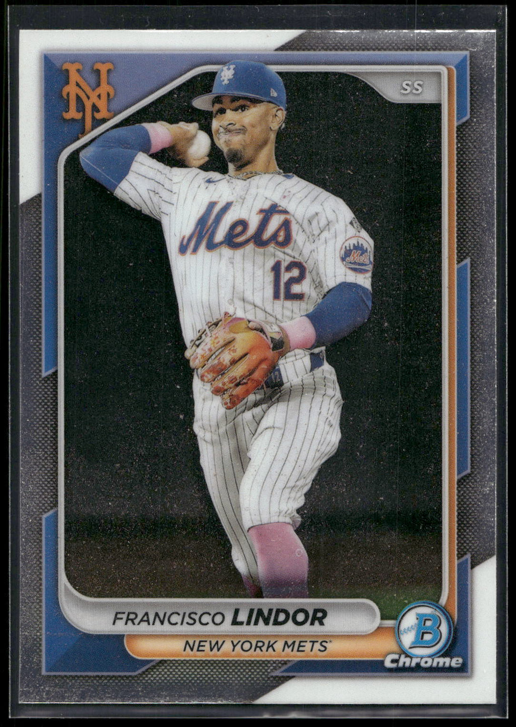 2024 Bowman Chrome #35 Francisco Lindor