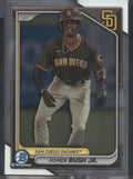 2024 Bowman #BCP-87 Homer Bush Jr. Chrome Prospects