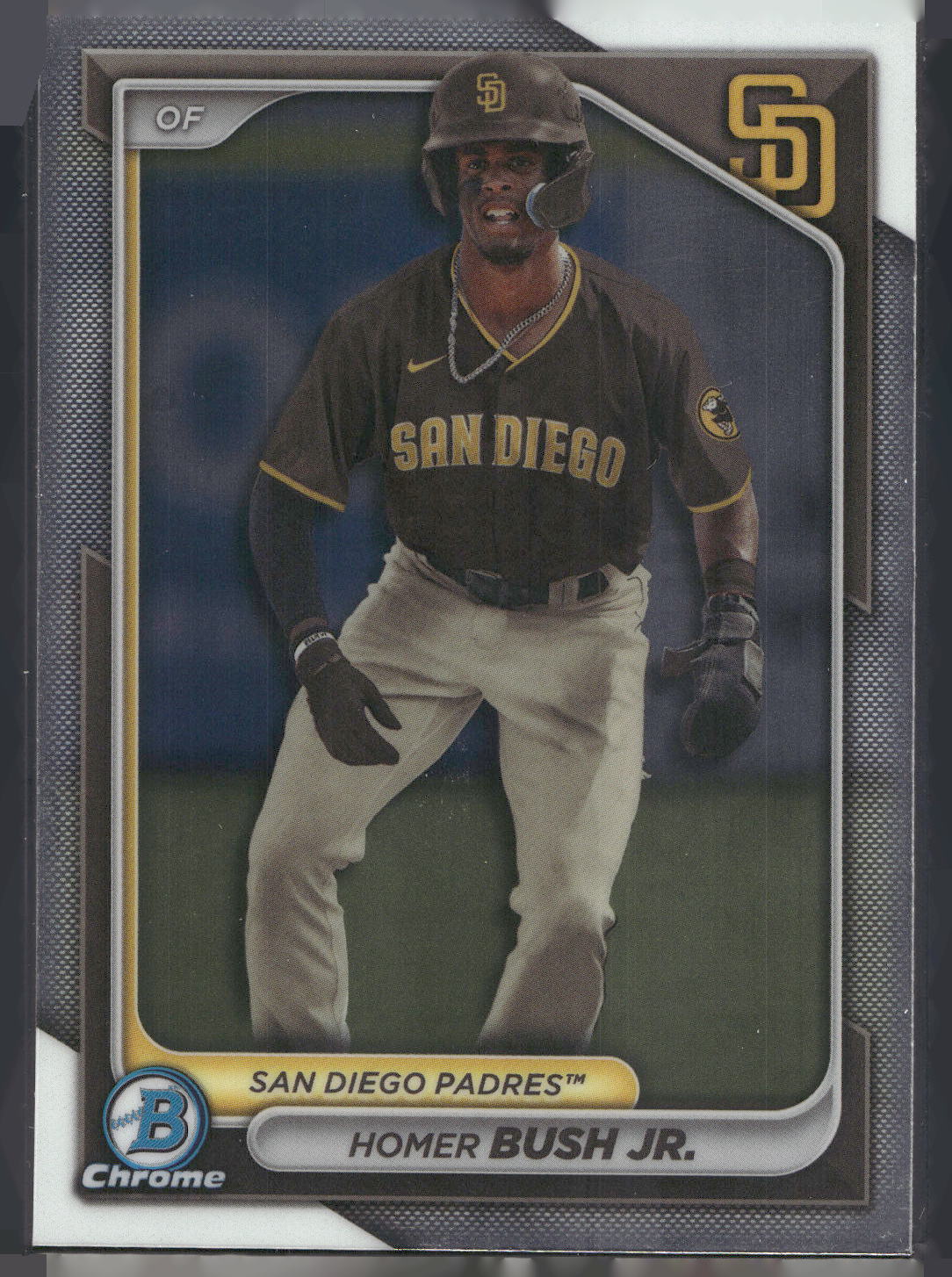 2024 Bowman #BCP-87 Homer Bush Jr. Chrome Prospects