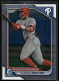 2024 Bowman #BCP-113 TayShaun Walton Chrome Prospects