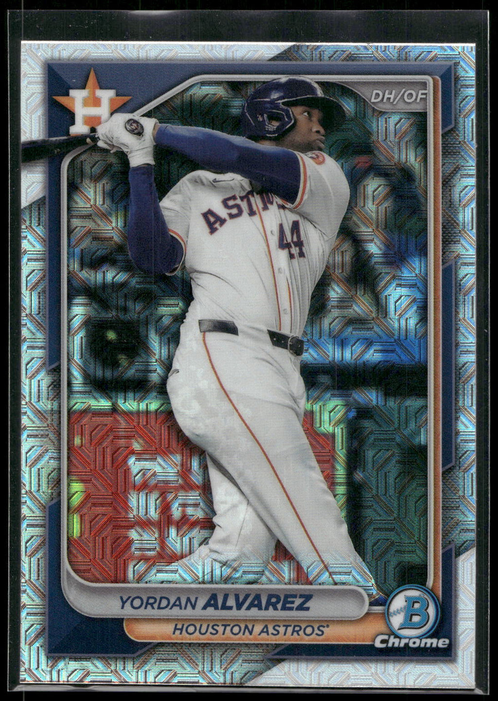 2024 Bowman Chrome #48 Yordan Alvarez Mojo Refractors
