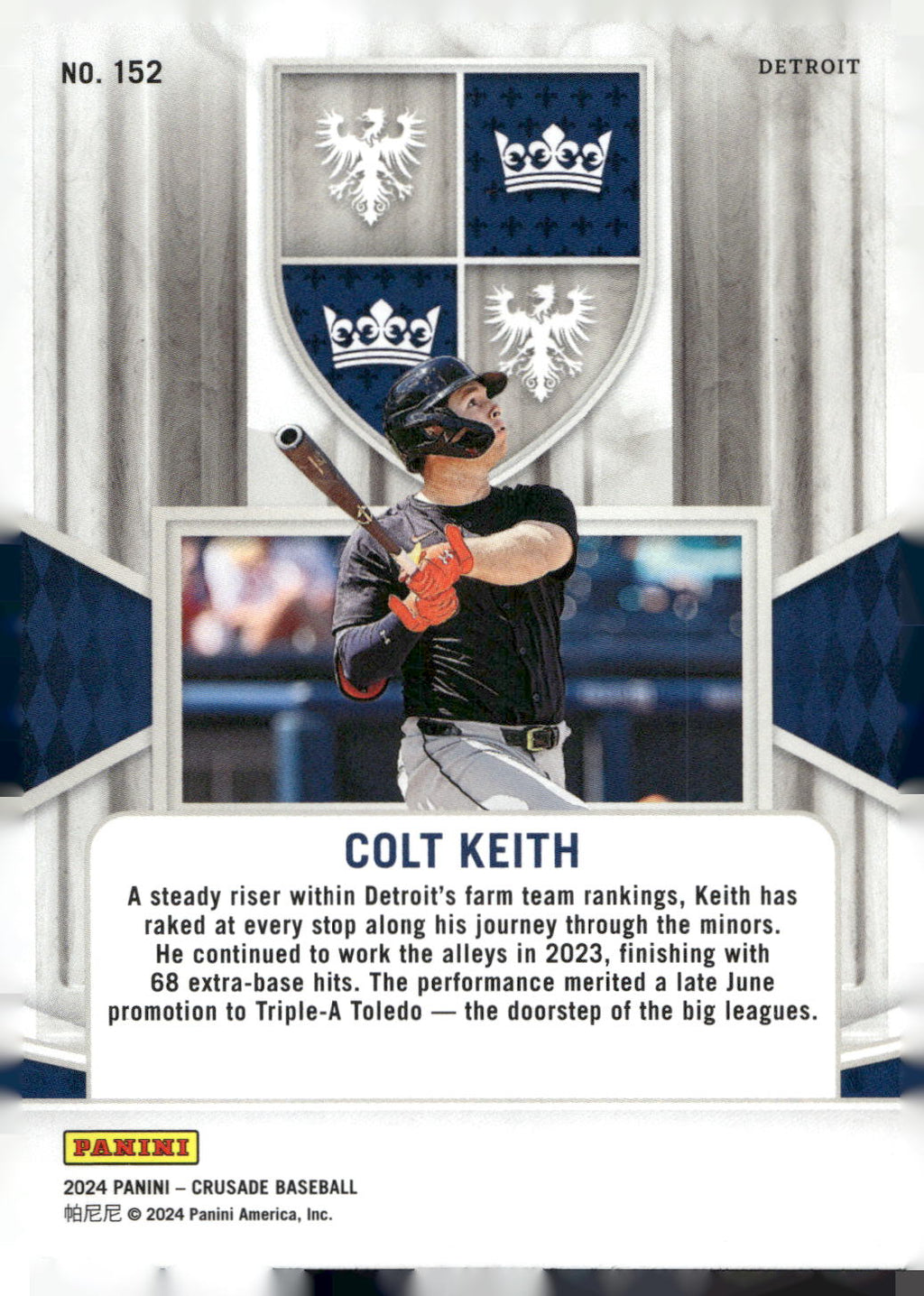 2024 Panini Crusade #152 Colt Keith Silver