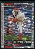 2026 Topps #325 Cristopher Sánchez Silver Crackle Foil