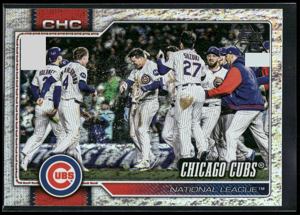 2026 Topps #320 Chicago Cubs Sandglitter