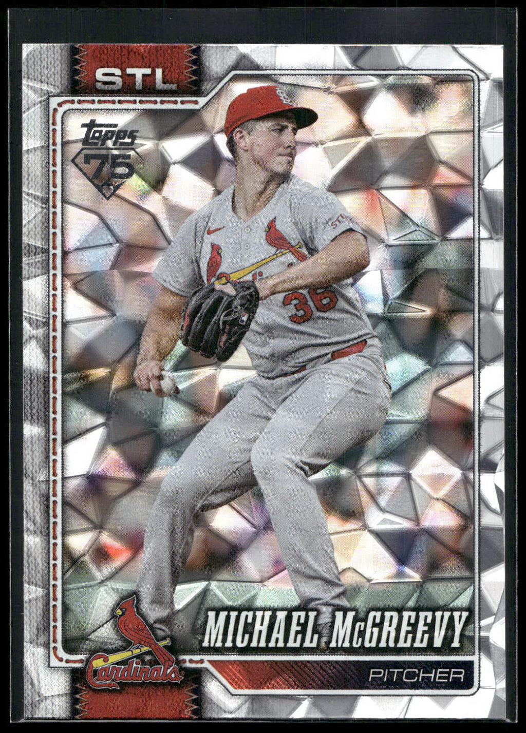 2026 Topps #161 Michael McGreevy Diamante Foil