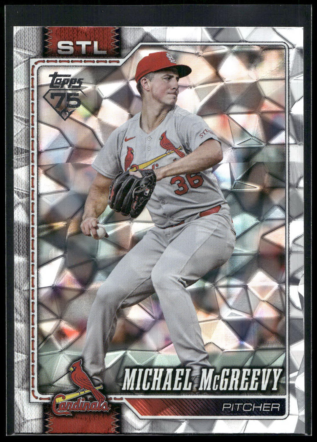 2026 Topps #161 Michael McGreevy Diamante Foil