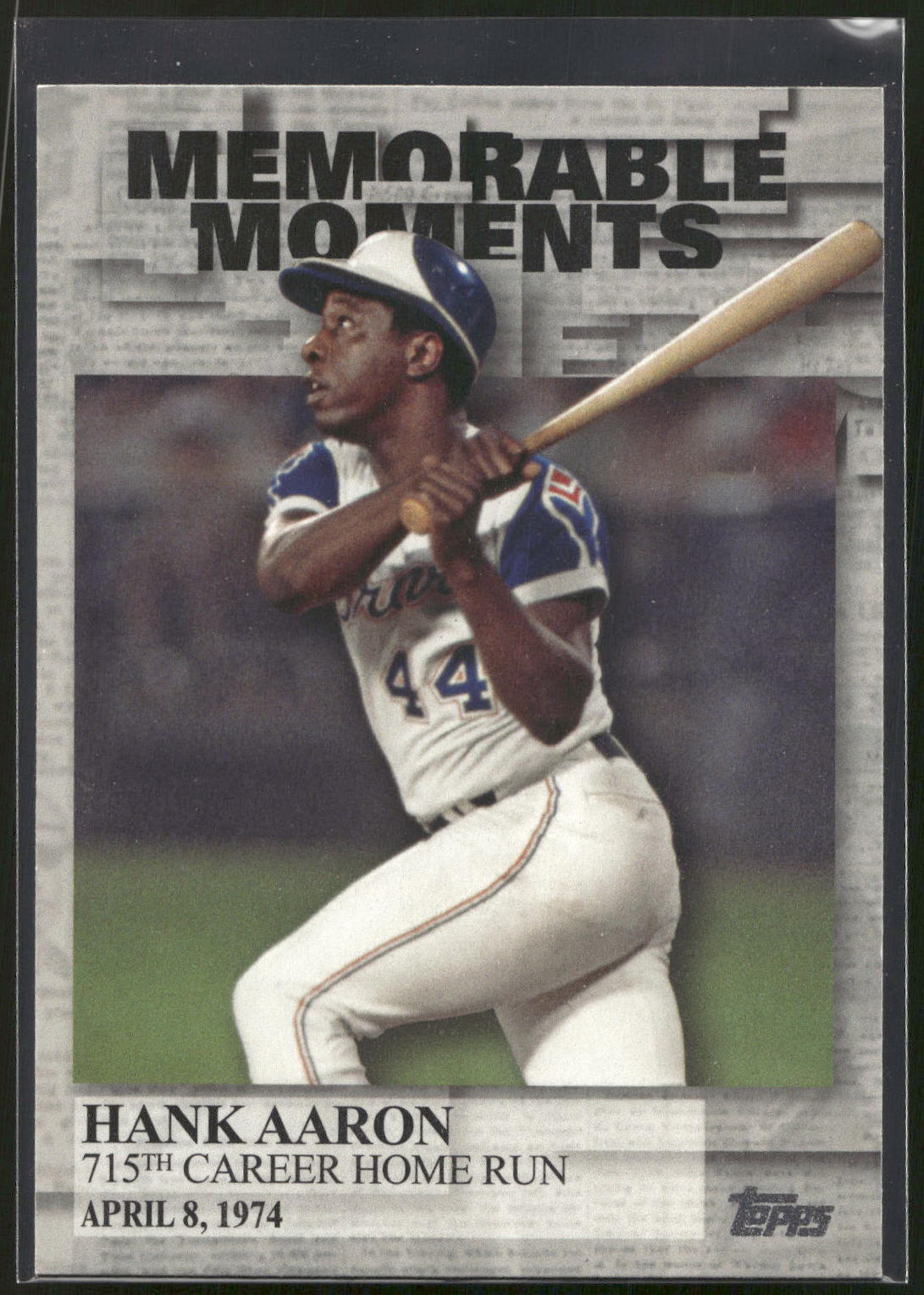 2017 Topps #MM-46 Hank Aaron Memorable Moments