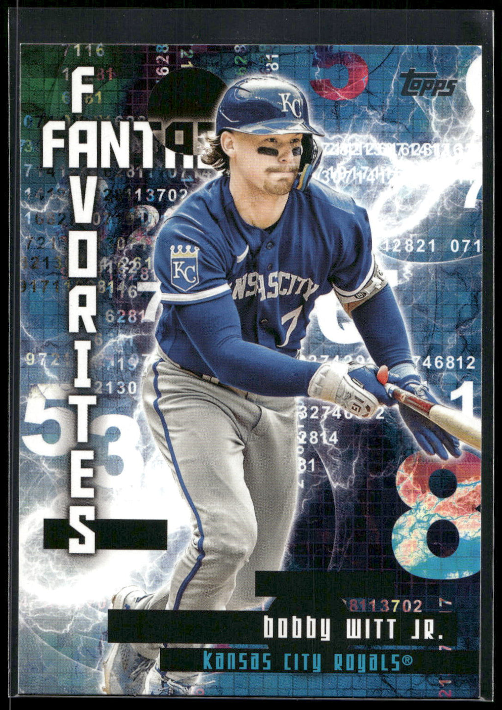 2024 Topps #FF-10 Bobby Witt Jr. Fantasy Favorites