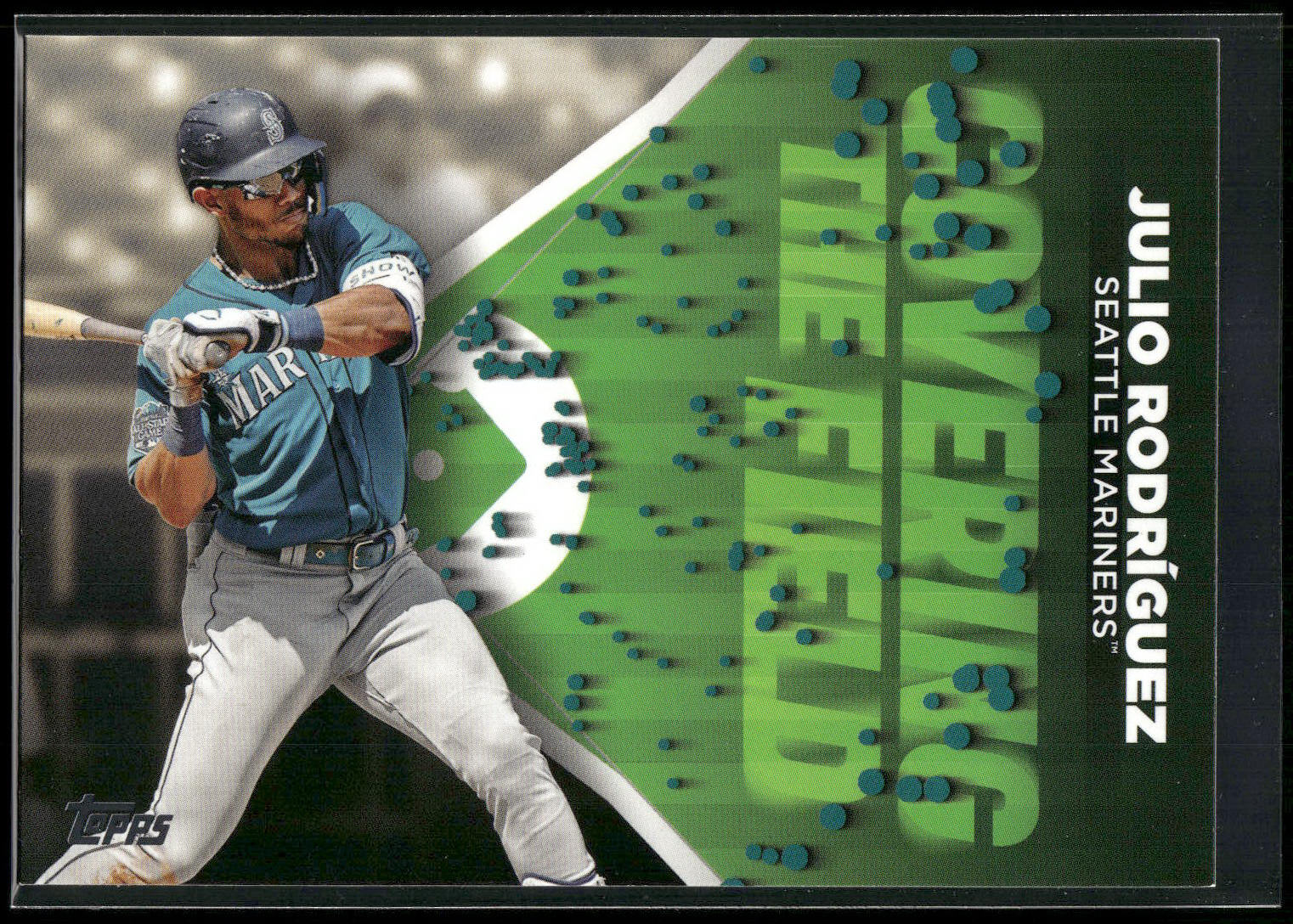 2024 Topps #CTF-8 Julio Rodríguez Covering the Field