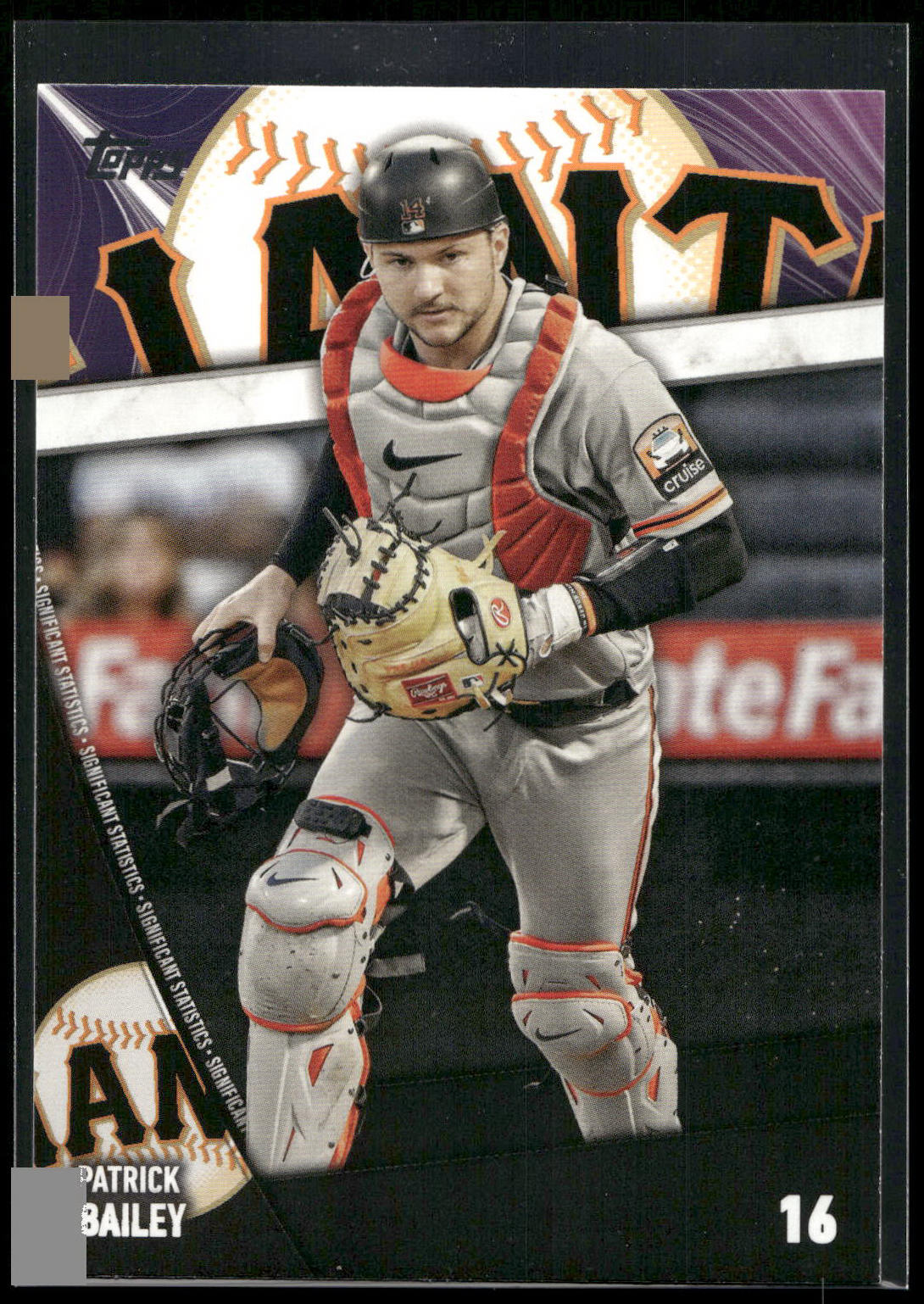 2024 Topps #SS-18 Patrick Bailey Significant Statistics