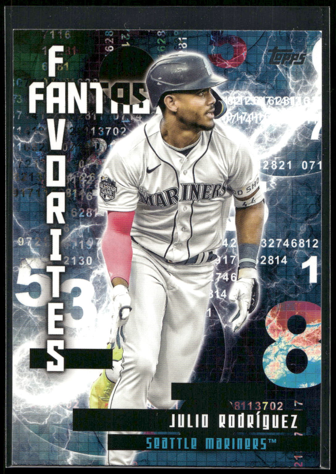 2024 Topps #FF-8 Julio Rodríguez Fantasy Favorites