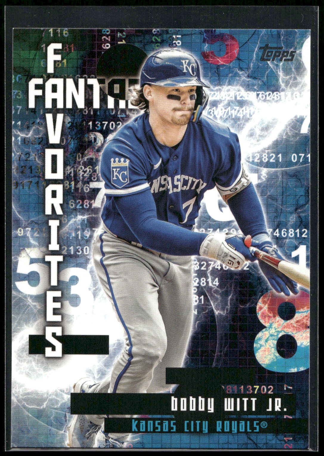 2024 Topps #FF-10 Bobby Witt Jr. Fantasy Favorites