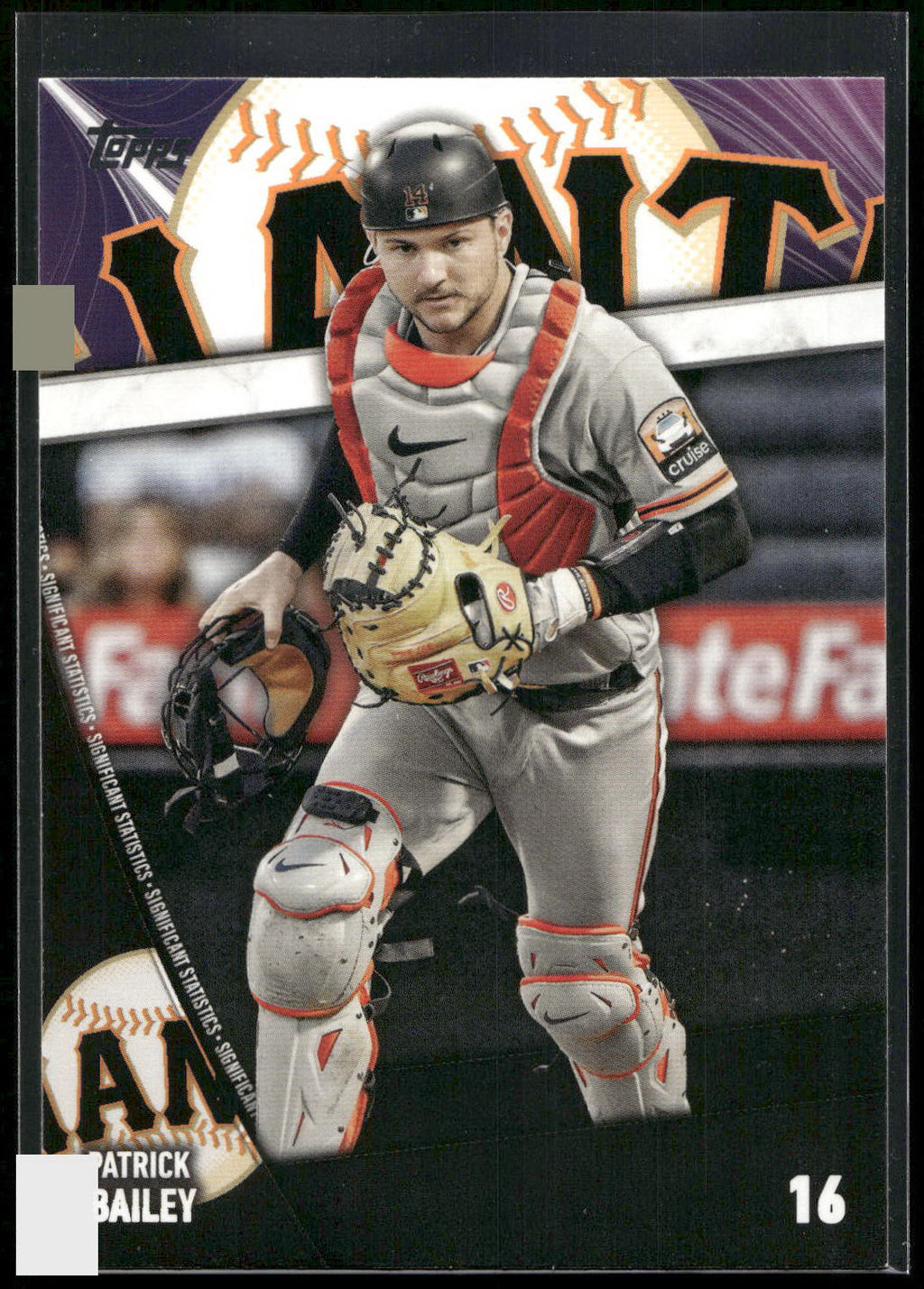 2024 Topps #SS-18 Patrick Bailey Significant Statistics