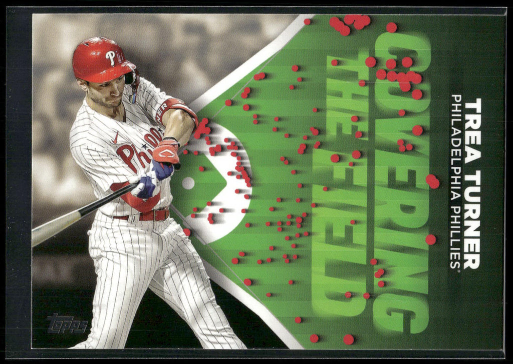 2024 Topps #CTF-25 Trea Turner Covering the Field